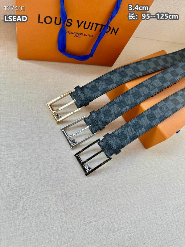 LV belt 34mmX95-125cm 8L32